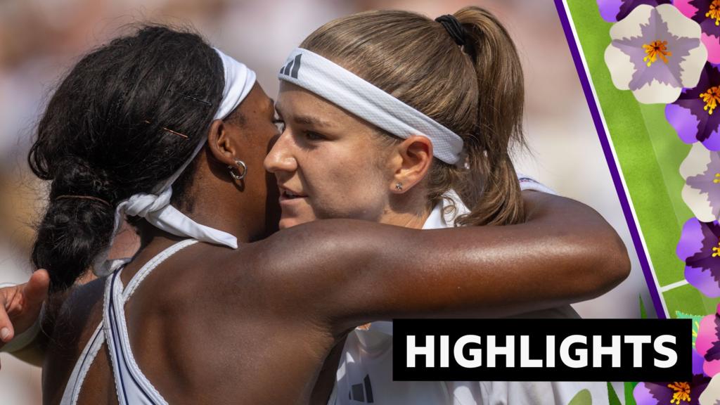 Imagen para: Karolina Muchova salva un punto de partido y logra una victoria épica sobre Coco Gauff en Wimbledon 2026