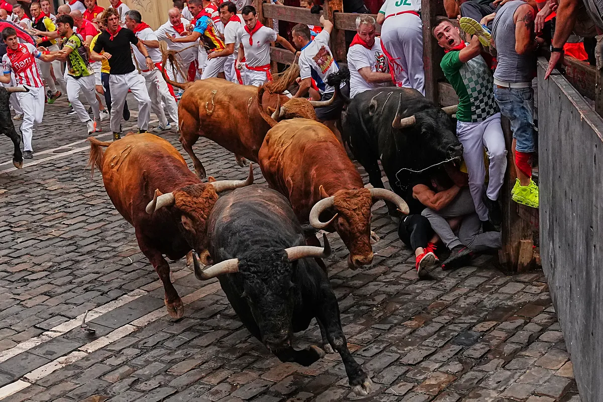 Cuarto encierro de San Fermín: Álvaro Núñez revive la emoción del encierro más imprevisible