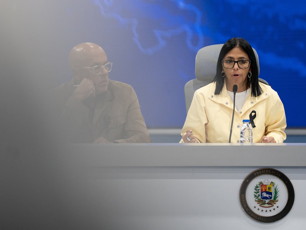 Imagen para: El Gobierno de Trump solicita inmunidad para Delcy Rodríguez en caso de tortura a tres estadounidenses